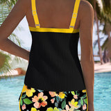 Laluna® | Elegantní dvoudílný tankini set