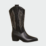 Západní cowboyské boty z kůže