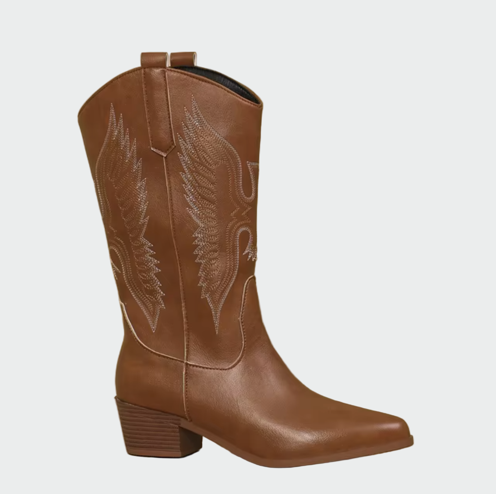 Západní cowboyské boty z kůže