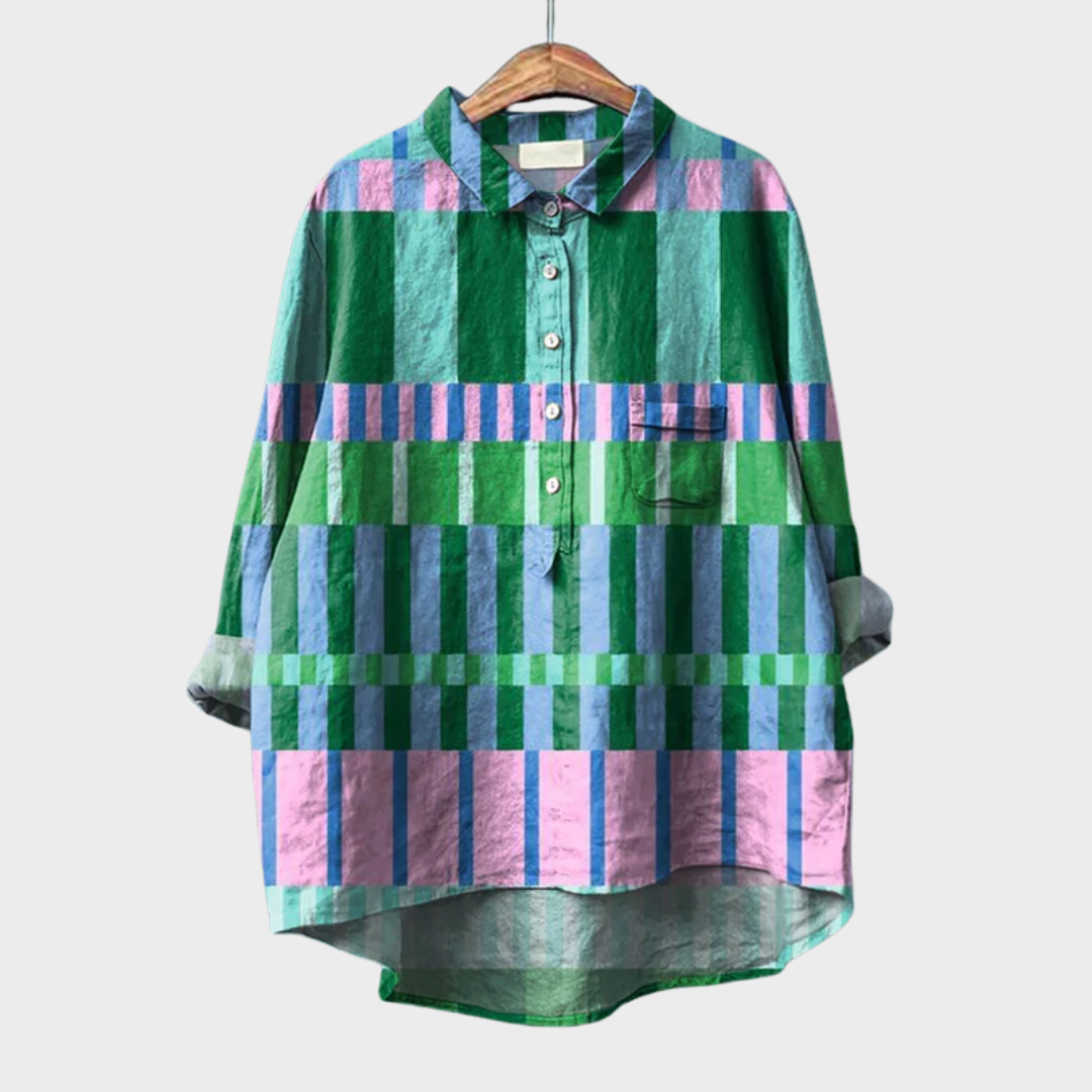 Âmbar | Elegantní lněná blůza na léto