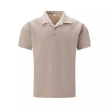 Polo košile - Relaxovaný Jacquard vzor