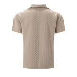 Polo košile - Relaxovaný Jacquard vzor