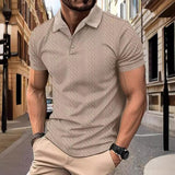 Polo košile - Relaxovaný Jacquard vzor