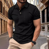 Polo košile - Relaxovaný Jacquard vzor