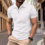 Polo košile - Relaxovaná Jacquard textilie