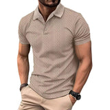 Polo košile - Relaxovaná Jacquard textilie