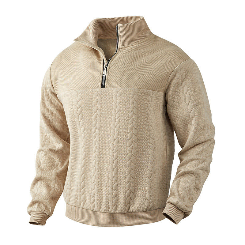 João - Polokozačka s polo zipem a prodyšným materiálem