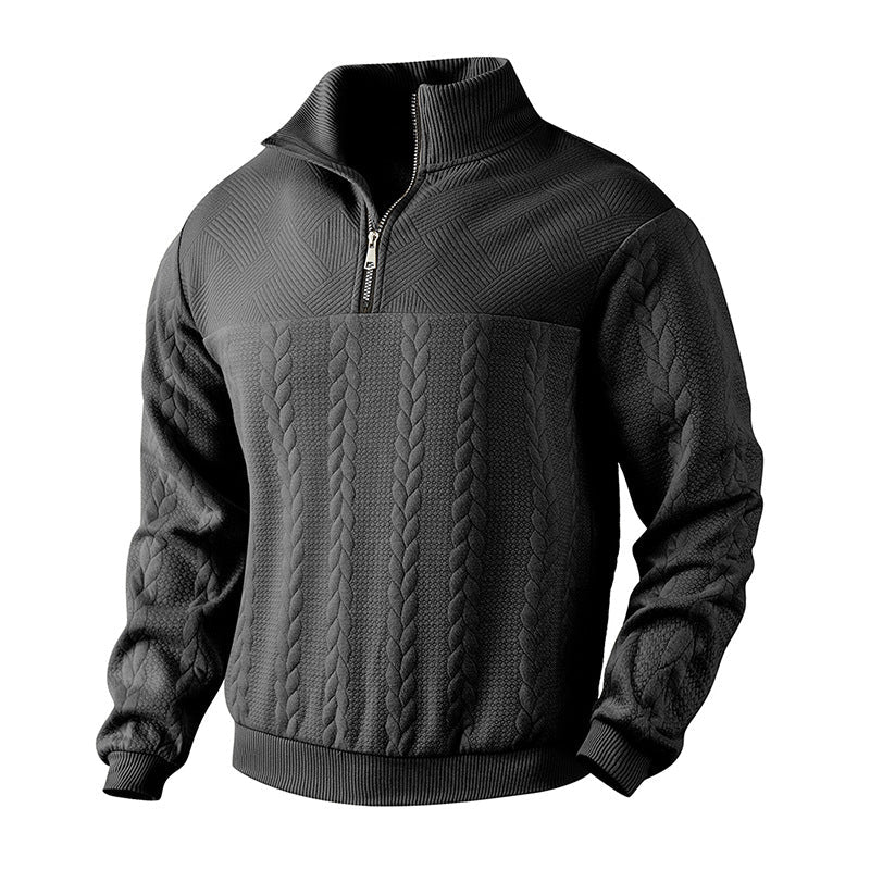 João - Polokozačka s polo zipem a prodyšným materiálem