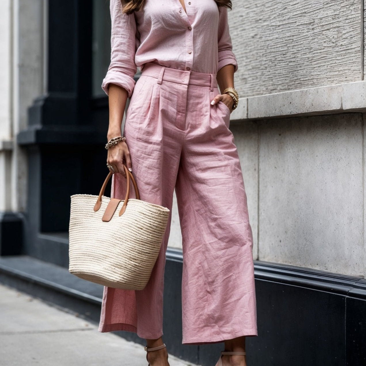 Isadora - Look Casual Chic Růžový