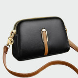 Elegantní kožená crossbody taška