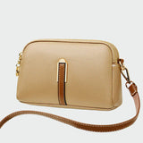 Elegantní kožená crossbody taška