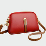 Elegantní kožená crossbody taška