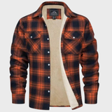 Tiago - Trucker kabát pruhovaný fleece